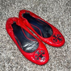 Red Tory Burch Flats